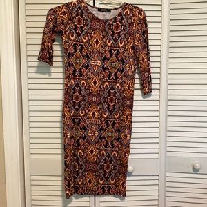 Body con paisley dress.